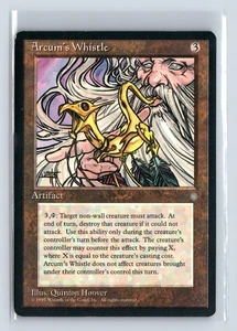 (2x) ARCUM'S WHISTLE – MTG Magic the Gathering Card – Ice Age – Uncommon - Picture 1 of 6