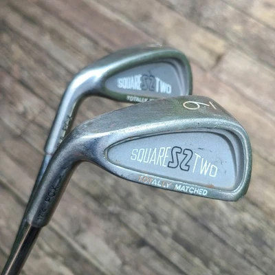 Left Handed Irons- Square Two Totally Matched Irons 6, 9/ LH /Stiff Flex- Used - Image 1 of 4