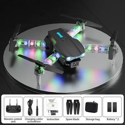 Drohne mit Kameras 1080P 360° Dual-Kamera Faltbar RC Quadcopter mit 2 Akkus WiFi - Bild 1 von 4
