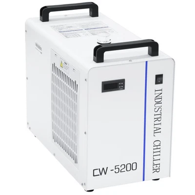 VEVOR CW-5200 Industrie Wasserkühler für CO2 130W/150W Laser Schlauch Lasergravierer