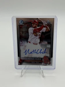 2025 Bowman Chrome - Nathan Church Auto #CPA-NCH - Picture 1 of 2