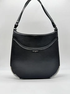 KARL LAGERFELD Paris Milou leather medium hobo shoulder bag - BLACK - Picture 1 of 12