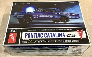 🏁 AMT 1962 Pontiac Catalina 421 SD 2 in 1 (Factory Sealed) Model Kit 1/25 🏁 - Picture 1 of 5
