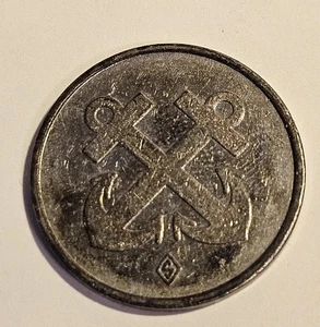Maverick Weißmetall gut für Medaille "Gekreuzte Anker" #1959 - Bild 1 von 2