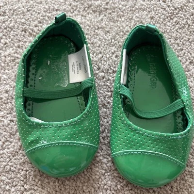 Zapatos Baby Gap charol verde niñas 6 a 12 meses Foto 1 de 4