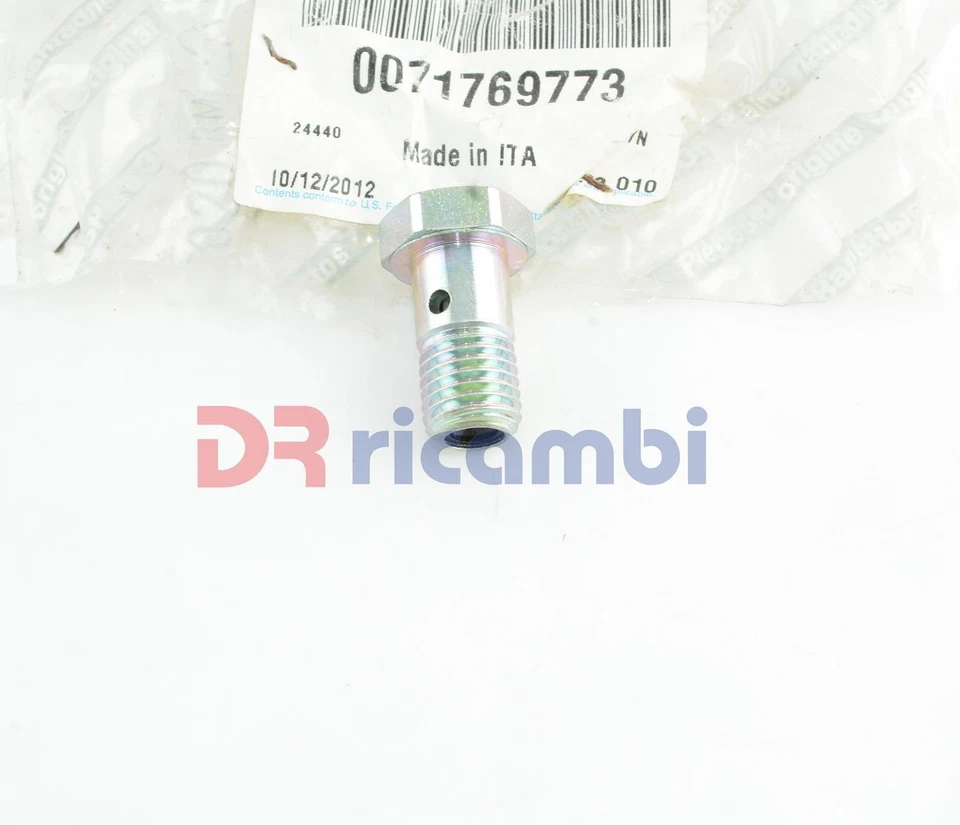 VITE BULLONE SCARICO OLIO TURBOCOMPRESSORE ALFA ROMEO FIAT LANCIA - 71769773 - Imagem 1 de 3