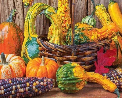 Fall Jigsaw Puzzle by Springbok Harvest Colors 1000 Piece Made in USA - Image 1 of 2