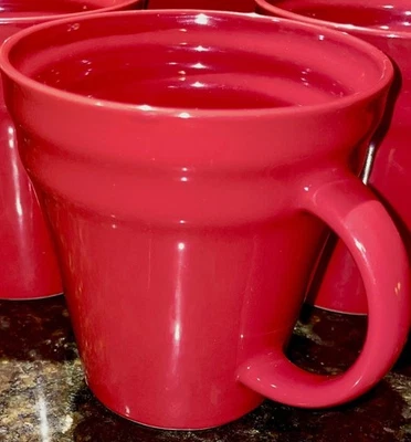 Rachael Ray Tazas Tazas Rojo 12oz Taza de Café Taza de Té Cantidad 1 Repuesto Foto 1 de 4
