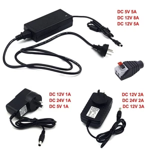 5V 12V AC/DC 2A 1/3/5/8A LED Power Supply Adapter Transformer For Strip Light - Picture 1 of 20