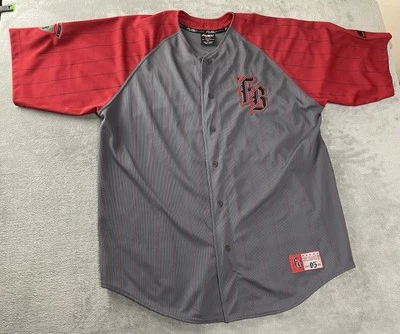 FUBU Collection 05 Embroidered Baseball Style Full Button Jersey Men’s XL / XXL - Image 1 of 4