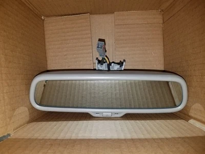 2005 TO 2010 AUDI A3 A4 A6 QUATTRO RS4 S4 REAR VIEW DIMMING MIRROR COMPASS GRAY - Image 1 of 4