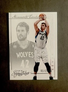Kevin Love 2013-14 Panini Signatures Silver (1/25) Timberwolves Card No.77🔥🔥🔥 - Bild 1 von 4