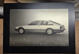 Opel Monza Blechschild auf Holz - Bild 1 von 2