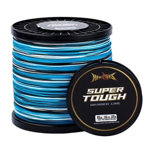 Línea de pesca trenzada HERCULES SUPER RESISTENTE camuflaje azul 150-1000 yardas 4/8 hilos - Imagen 1 de 30