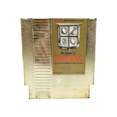The Legend of Zelda Nintendo NES Gold Cart, Authentic, Tested Working - Image 1 of 4