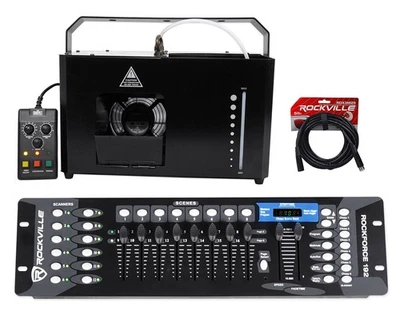 Chauvet Hurricane Haze 4D DMX Water Based Hazer Machine w/Remote+DMX Controller - Image 1 of 4