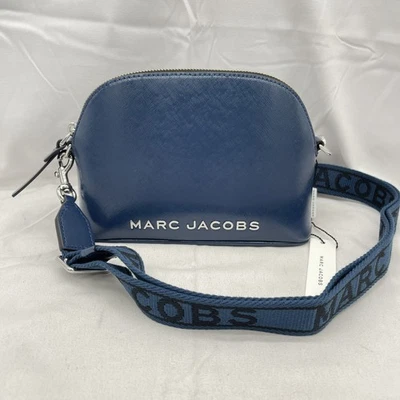 Marc Jacobs Womens The Dome Crossbody Clutch PVC Azure Blue - Image 1 of 4