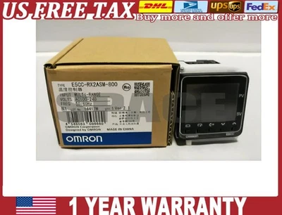 NEW Omron Temperature Controller E5CC-RX2ASM-800 100-240 VAC US Free TAX - Image 1 of 4