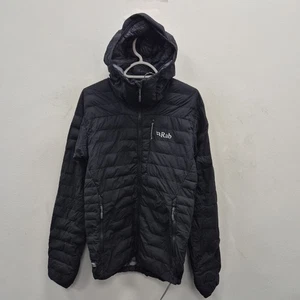 Rab Infinity Microlight Goretex Puffer Black Lightweight Down Coat Jacket Small - Picture 1 of 11