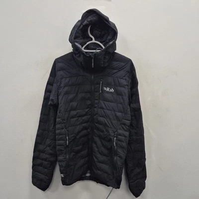 Rab Infinity Microlight Goretex Puffer Black Lightweight Down Coat Jacket Small - Image 1 of 4