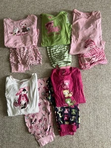 Gymboree Vintage Girls Size 12 pajamas PJs LG LOT - Picture 1 of 3
