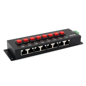 Alfa APOE08 Panneau d'injecteur POE passif 8 ports 12-48V pour Ubiquiti, Mikrotik - Photo 1/5