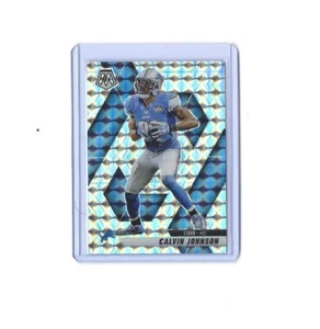 2025 Mosaic Football Calvin Johnson Silver Mosaic Prizm No.90 - Picture 1 of 2