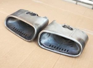 Punta silenciadora escape izquierda y derecha Porsche Carrera 997 99711115201 99711115101 OEM - Imagen 1 de 14