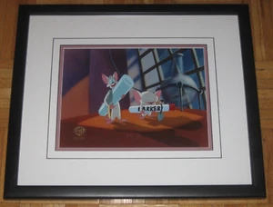 PINKY & THE BRAIN ANIMANIACS ENMARCADO PRODUCCIÓN ORIGINAL ANIMACIÓN CELDA TEMPORADA 1 - Imagen 1 de 4