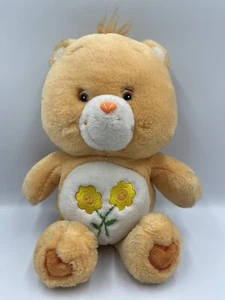 VINTAGE ORANGE PEACH FRIENDS SUNFLOWER 12" CARE BEAR 2002 COLLECTABLE PLUSH - Picture 1 of 5