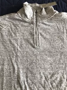 Neu mit Etikett J. Crew Herren Duo Strickpullover mit halbem Reißverschluss. XL. - Bild 1 von 3
