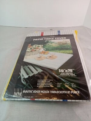 Mantel/cubierta vintage para patio Maytex Mills 36x 78 Foto 1 de 4