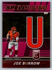 Joe Burrow 2022 Panini Donruss Elite Pink Spellbound U SB-JB2 Cincinnati Bengals - Picture 1 of 2