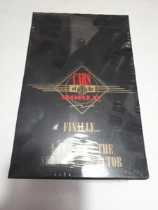 CARS OF THE WORLD SET BOX OF 10 SETS card sets sealed - Picture 1 of 1