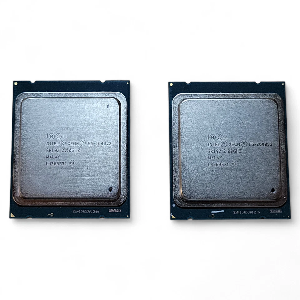 Matched Pair Intel Xeon E5-2640 v2 2.0GHz LGA2011 CPU Server Processor SR19Z - Image 1 of 1