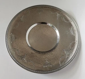 Antique Homan Mfg. Company 10" Fancy Engraved Nickel Silver Plate 03 53 HTF! - Picture 1 of 4