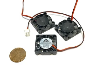 3 GDT mini Cooler 12V 2pin 2510 25x25x10mm DC Cooling Fan micro brushless WD c7 - Picture 1 of 3