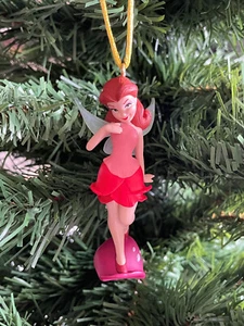 CUSTOM DELUXE Disney Tinker Bell ROSETTA Fee Weihnachtsschmuck PVC NEU - Bild 1 von 4