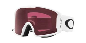 Skibrille Oakley Line Miner M (XM) Matte White Prizm Dark Grey OO7093-42 - Bild 1 von 6
