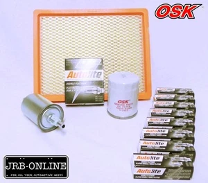 HOLDEN CREWMAN UTE VY VZ LS1 LS2 5.7L 6.0L AIR OIL FUEL FILTER SPARK PLUGS KIT - Picture 1 of 1