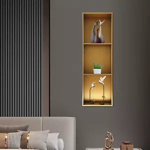 3 Tiers Recessed Bathroom Shower Shelf Shower Wall Niche Shower Storage Shelf - Picture 1 of 16