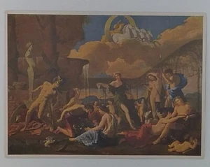 Vintage Art Print - The Empire Of Flora By Nicolas Poussin - Picture 1 of 2