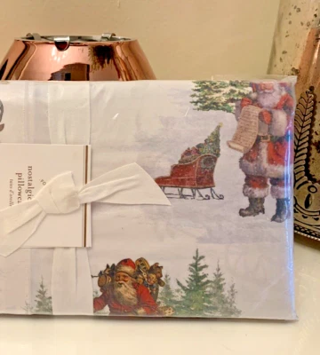 Pottery Barn Vacaciones Navidad Disney Santa Nostálgico Funda de Almohada Rudolph Set 2] Foto 1 de 4