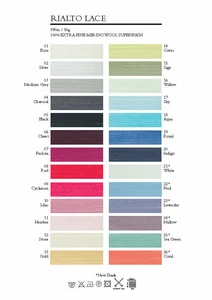 Debbie Bliss Rialto Lace - 1 x 50g - 100% Merino Wool