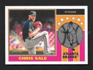 2025 Topps Heritage CHRIS SALE 1976 Player Icons -ATLANTA BRAVES- - Picture 1 of 1