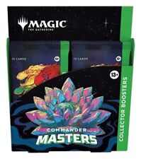 Magic The Gathering Commander Masters Coleccionista Booster Box Sellado Nuevo Inglés 4 Paquetes