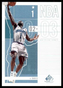 2002-03 SP Game Used Baron Davis Charlotte Hornets #9