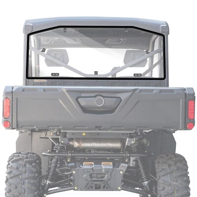 UTV Rear Windshield for Can-Am Defender HD7 HD9/ MAX HD9 HD7 2022-2025 Window - Image 1 of 4