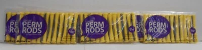 4 Packs ~ MARIANNA CONCAVE Perm Rods ~ Short Yellow 3/16"~ 12 Per Pack!! - Image 1 of 2