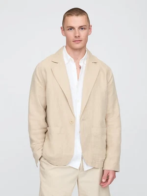 Blazers relajados de lino y algodón para hombre Foto 1 de 3